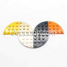 10pcs 4*4 Round shape Wedge Plate MOC Bricks 30565