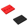 20pcs 88646  minifigure base  Modified 3 x 4 with 4 Studs in Center