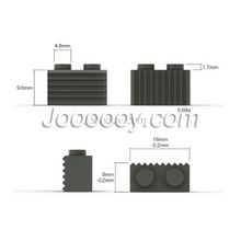 20pcs 1*2 fluted bricks MOC Bricks 2877