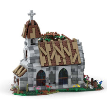 1124PCS   MOC-63955 Village Churchby McGreedy
