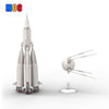 541PCS R-7 Rocket and Sputnik-1