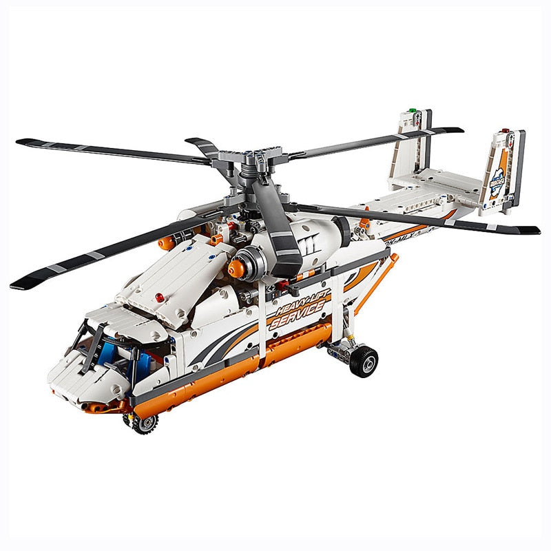 1042pcs Heavy Lift Helicopter Compatible 42052